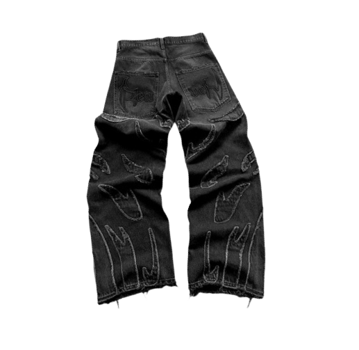 Jeans ripped