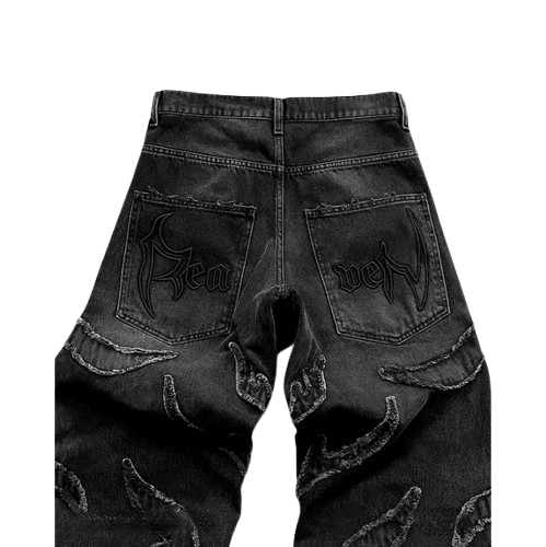 Jeans ripped