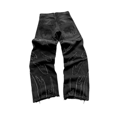 Jeans ripped