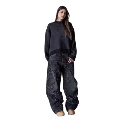 Jeans ripped